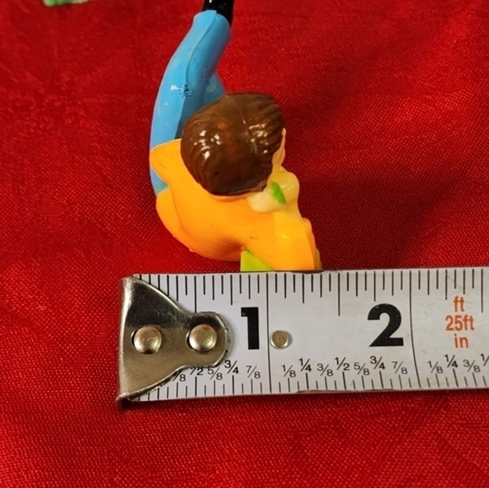 Vintage Wilton Cake Topper Lot Retro Teenager Girl/Boy on phone set‎ of 7 - Picture 13 of 13